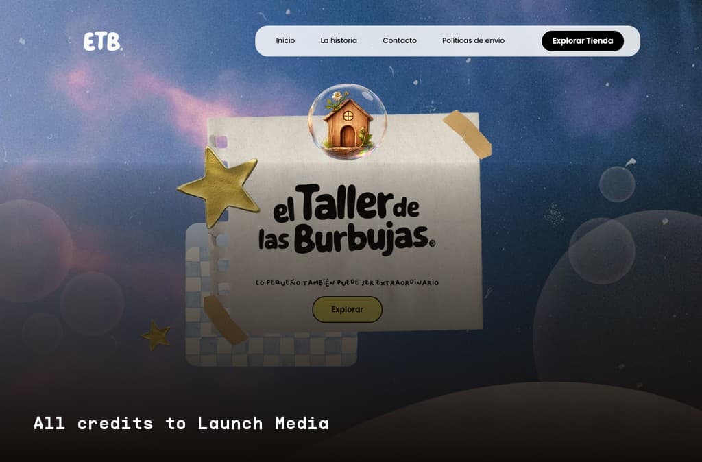 El Taller de las Burbujas — Desarrollo web
